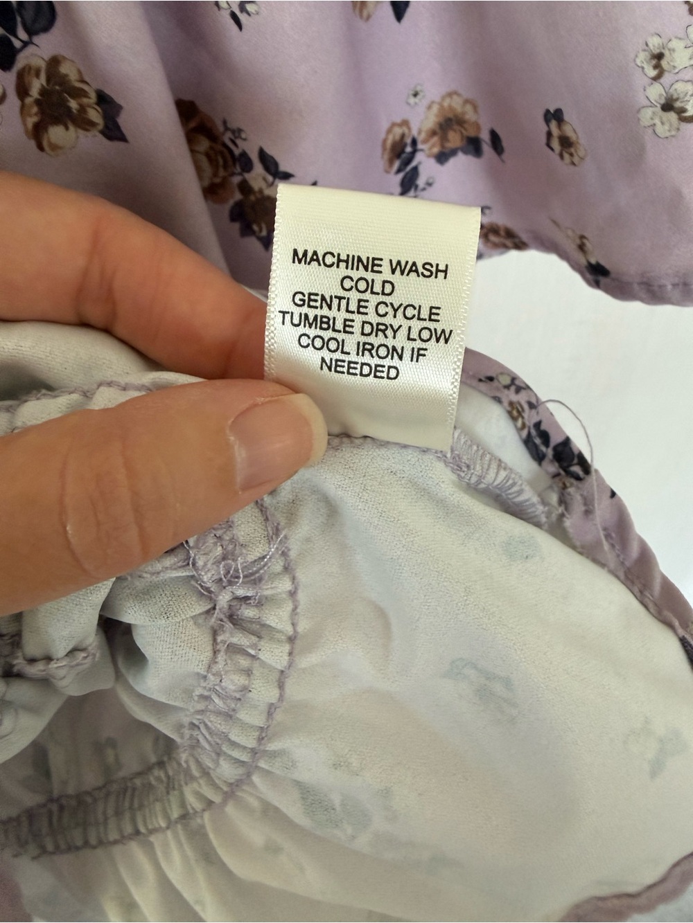 Altar'd State Lavender Floral Smocked Off-Shoulder Crop Top - Picture 4 of 8